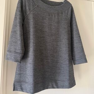 Chico’s Weekends Gray Tunic Raglan Sleeve Size 0